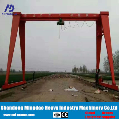 China Mingdao Crane Brand Single Girder Gantry Crane 15ton for Sale supplier