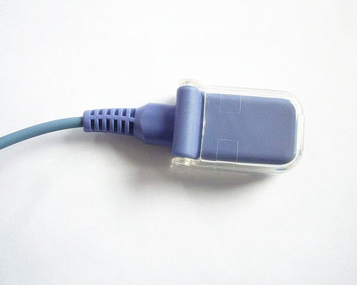 China Blue Grey 6Pin-DB9 Mindray Spo2 Cable 2.4 Metre OEM 0010-20-42594 supplier