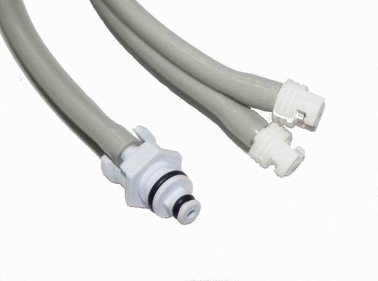 China GE Ohmenda Datex Nibp Cuff Connectors 2 Grey Tube And Plastic Connectors supplier