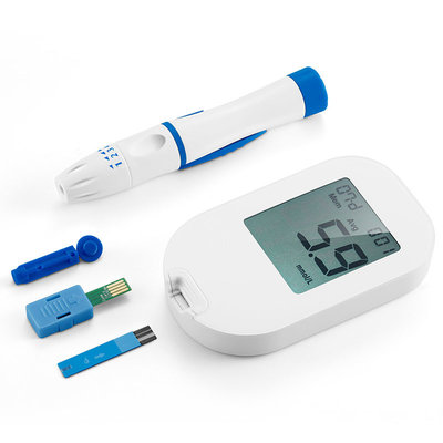 China High Blood Sugar Level Monitor with Test Strips , Blood Sugar Device supplier