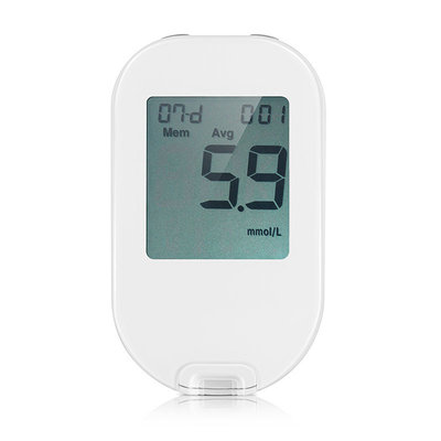 China OEM Quick Check Digital Blood Glucose Monitor , Portable Glucometer Test Blood Sugar supplier