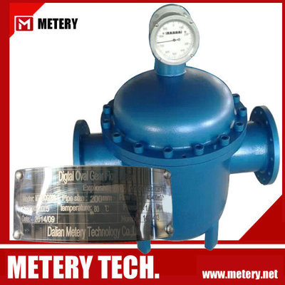 China Mechanical Positive displacement Fuel oil flow meter MT100OG Series from METERY TECH. supplier