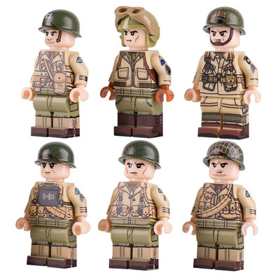 China Small particle intelligence toys accessories building blocks WW2 officer soldier army military action mini figures supplier