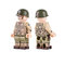 Small particle intelligence toys accessories building blocks WW2 officer soldier army military action mini figures supplier
