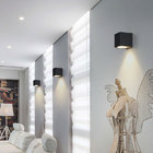 MIROLAN 10W Black Modern Minimalist LED Wall Lamps Waterproof IP54 Square Wall Mounted Lights