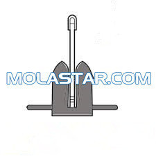 China Different Size Stainless Steel Ship Molastar Moorefast Anchor Offshore Anchor  Easy Handling Steel Anchor For Marine supplier