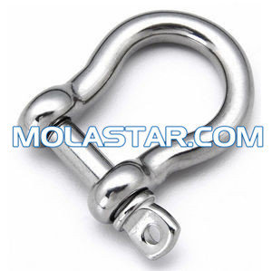China Marine Shackle Safety Bolt Type Anchor Shackle MLG 344 High Strength High Quality Anchor Chian Shackles Steel Shackles supplier