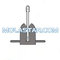 Hot Dip Galvanized Stainless Steel Molastar Moorefast Anchor Offshore Anchor  Easy Handling Steel Anchor For Marine supplier