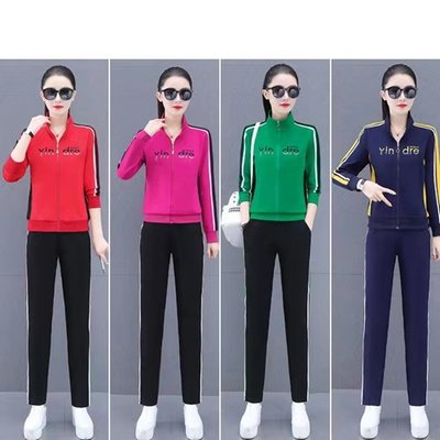 Sportswear Suit Women's Spring And Autumn New Women's Jacket Casual Two-Piece Set