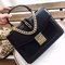 Spring new counter genuine hand-held one-shoulder messenger leather cowhide color matching Bag