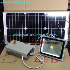 China bridgelux chip solar outdoor led flood light automatic brightness control supplier