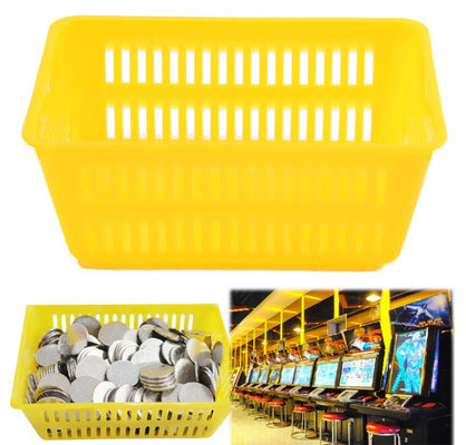 Plastic Basket Coins Game Currency Baskets Storage Coin Box