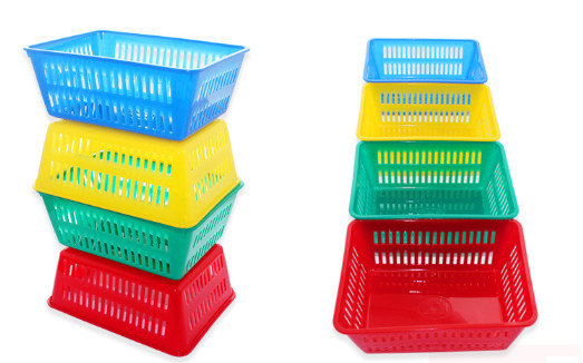 Plastic Basket Coins Game Currency Baskets Storage Coin Box