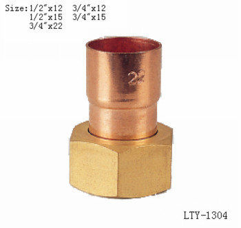 China TLY-1304 1/2&quot;-2&quot; copper pipe fitting brass socket welding connection NPT  water oil gas mixer matel plumping joint supplier