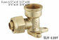 TLY-1202 1/2&quot;-2&quot; Male aluminium pex pipe fitting brass nipple NPT copper fittng water oil gas mixer matel plumping joint supplier