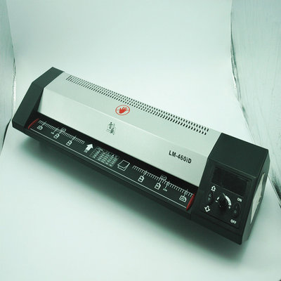 China A2 A3 Heat Pouch Laminator 700 W 120 Volt 60Hz 4 Silicon Rollers LM-460iD supplier