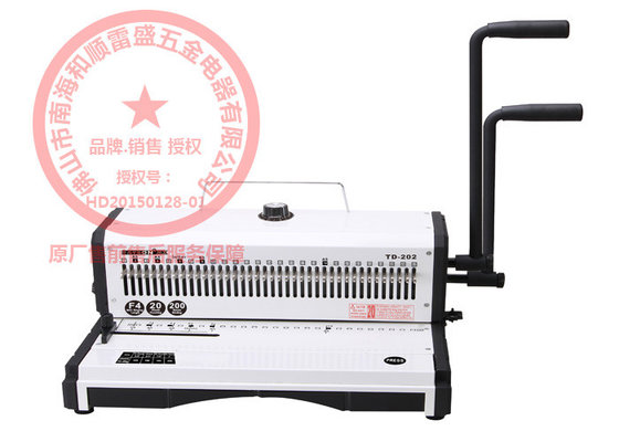 China Double Loop Wire Binding Machines Heavy Duty With 27 Square Hole supplier