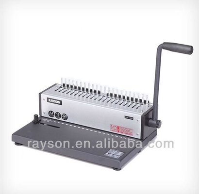 China 21 Holes Wire Comb Binding Machine , Office Binding Paper Binding Machine supplier