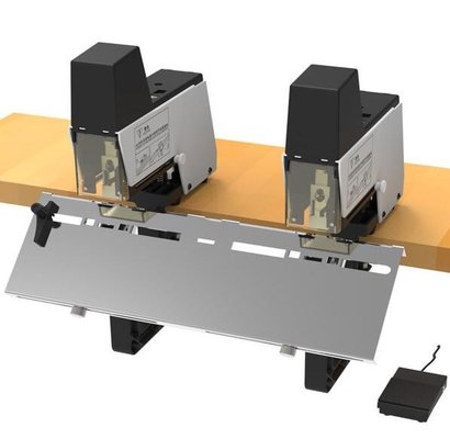 China Heavy Duty Electric Booklet Stapler With 0-100 Mm Throat Depth ISO9001 supplier