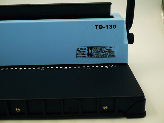 China TD-130 binding machine Wire-o binding 34 square holes binding up to 120pages supplier