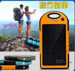 Portable Waterproof Cell Phone Solar Charger 12000mA for iPhone 6 plus CE/FCC/ROHS/MSDS