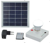 solar lighting with 3W LED bulbs with remote control functions ,diimable LED lights