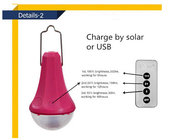 Portable Solar Camping Lights/Solar Power System with remote control