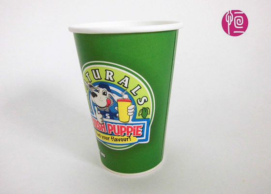 China Food Grade 14 Ounce Paper Cold Cup 375ml Volume For Milkshake / Juice supplier