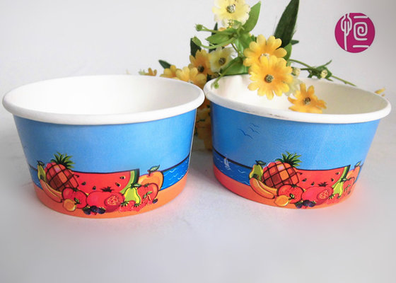 China 12oz Disposable Ice Cream Cups , custom printed ice cream containers supplier