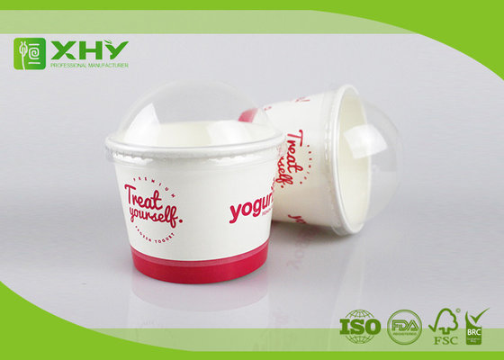 China 500ml 16oz Disposable FDA Certificated Frozen Yogurt Cups with Dome Lids supplier