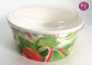 32oz Transparent PET Salad Bowl Lid With A Ear In Round Shape supplier