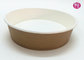 Kraft Paper / Flexo Print Paper Salad Bowls Disposable Food Container supplier