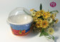 4oz Transparent BOPS Clear Dome Lids  A Hole For Ice Cream Cup supplier
