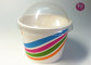 16oz  Ice Cream Disposable Plastic Lids For Frozen Yogurt  / 5.0g In BOPS Material supplier
