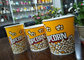 Food Grade 64oz 85oz 130oz Paper Popcorn Buckets Generic Yellow supplier