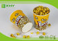 Food Grade Paper Popcorn Buckets With Paper Lid , Top180mm 85oz Paper Cups supplier