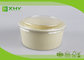 750ml Bamboo Pulp Renewable Resources Food Grade Paper Salad Bowls with Clear Lids supplier