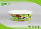 26oz Custom logo Printed Wide Top Shallow Height Paper Salad Bowls With Flat Lid supplier