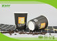 Disposable 12oz 400ml FSC Certificated Double Wall Paper Cups with Black/White Covers supplier