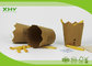 Custom Print  250m Flower Shape Paper French Fries Cups 10oz Kraft Paper supplier