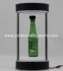 acrylic magnetic floating levitation pop beer bottle adveritising racks