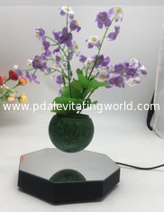 new hexagon magnetic floating levitation bottom air bonsai plant pot tree planters
