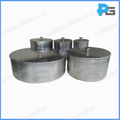 unpolished commercial quality aluminum Test Pot according to IEC60335-2-9 figure 103 and IEC60335-2-6 figure 101