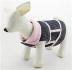 XS , S Small Winter dog coats Faux Fur Lining Denim Jacket for small dogs