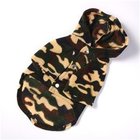Dog Clothing For winter Dog Coat Coats Camo Army Fleece Hoodie Pet clothing COOL