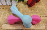 MITOY Funny dumbbell-shaped pet sounding toy cool dog toy bone silicone material