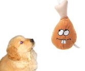Plastic doggie toy pet chew dog toy drumstick with Logo Printing