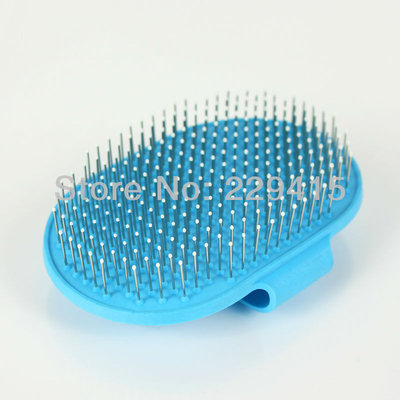 Pet Rubber massage comb for dogs Shower , Soft hair brush Dog Grooming Tool