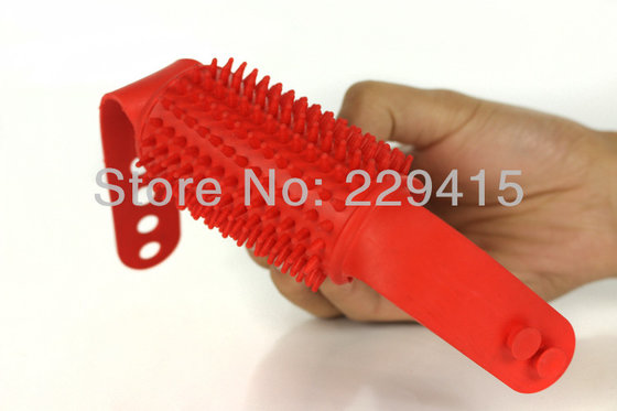 2pcs/lot Dog special take a shower brush rubber massage brush Big dog hair brush soft dog brushes