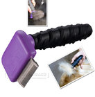 Pet Dog Grooming Tool , Cat Small Dog hair comb purple